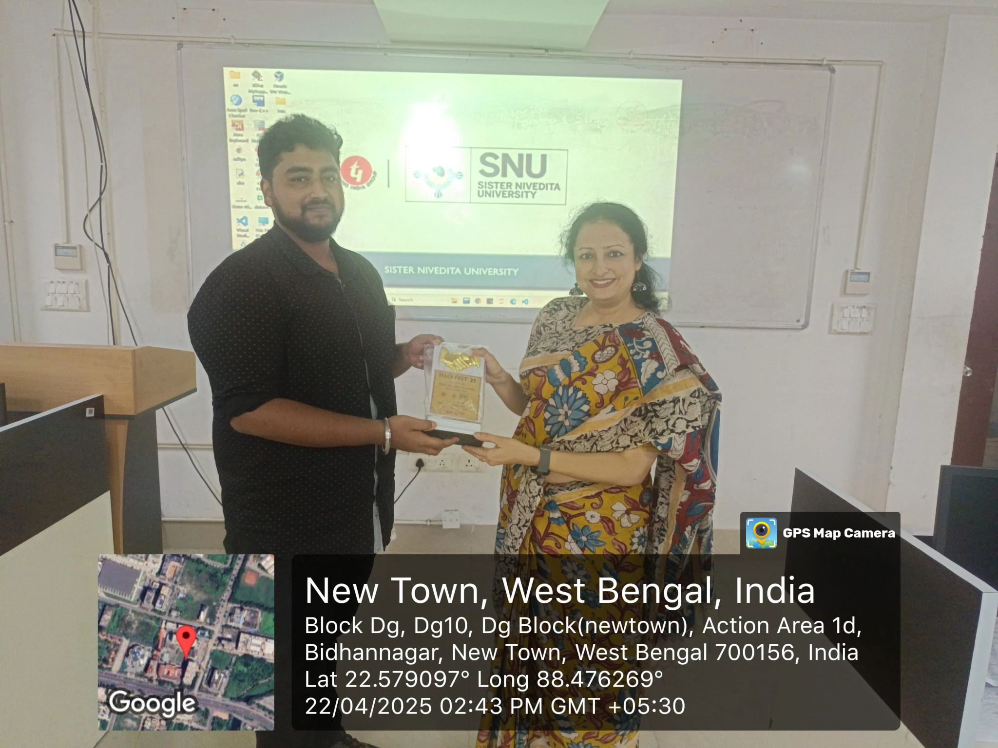 Panel Judge at SAP Hackfest 25 organized at Sister Nivedita University